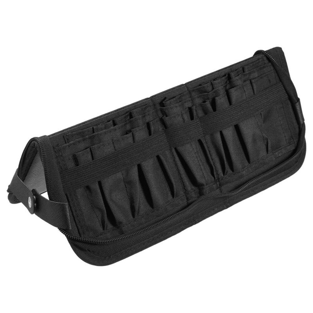 Foldable Portable 23 Pockets Makeup Brush Organizer Stand-up Travel Bag Handbag